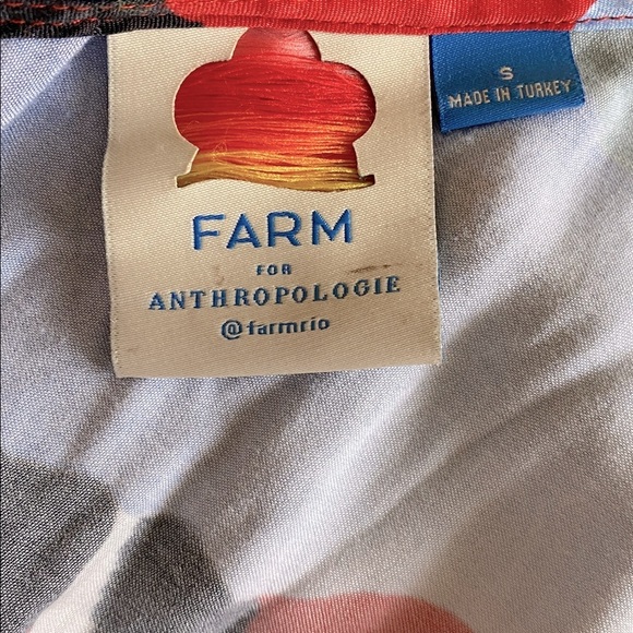 Farm Rio for Anthropologie One-Shoulder Slim Floral Midi Dress Dress Size S - Picture 12 of 15